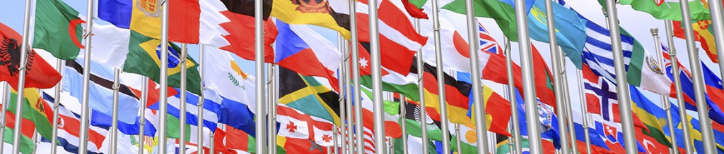 large group of flags from countries around the world